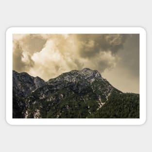 Yellow Sky Mountain Sticker